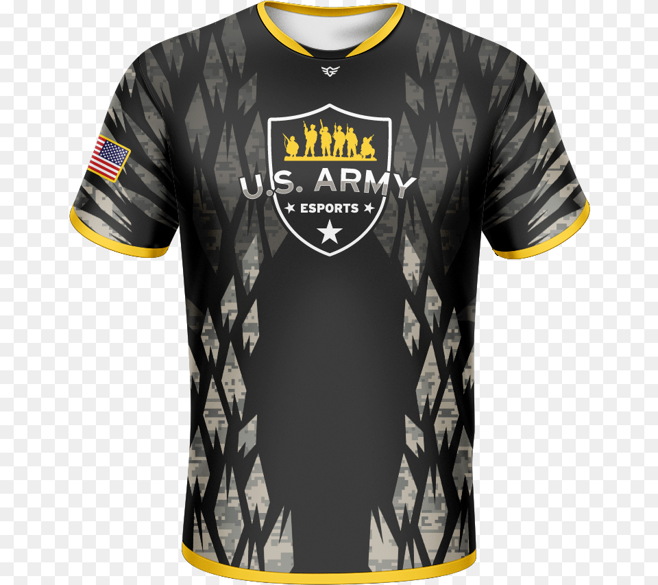 Army Esports Hardcore League Jersey Us Army Esports Jersey, Clothing, Shirt, T-shirt, Adult Png Image