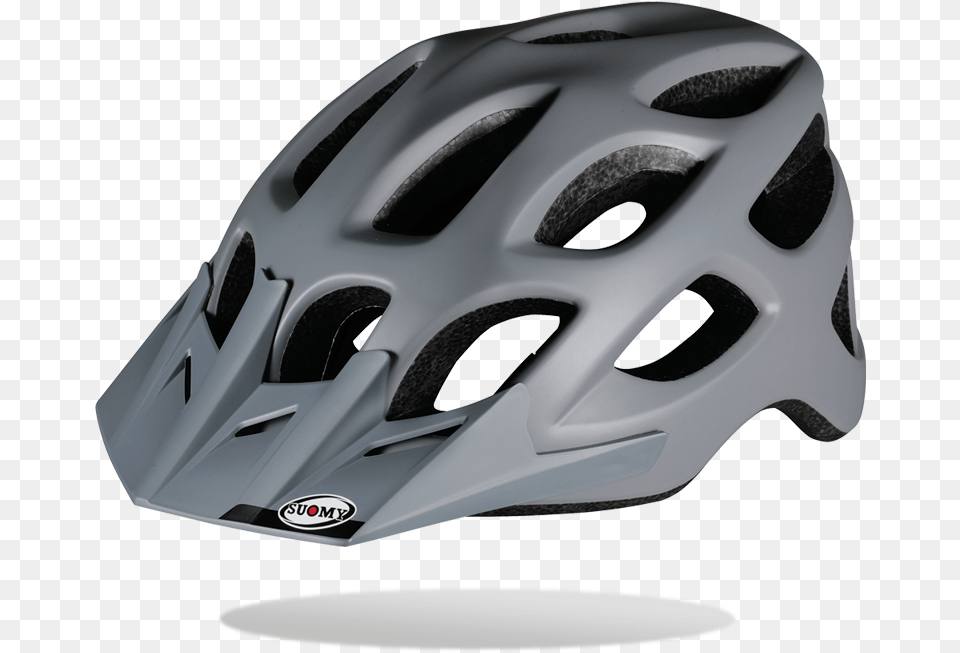 Army Grey Matt Bicycle Helmet, Crash Helmet Png Image