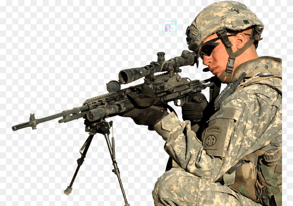Army Guy Svg Library Usa Military, Weapon, Gun, Rifle, Person Free Png