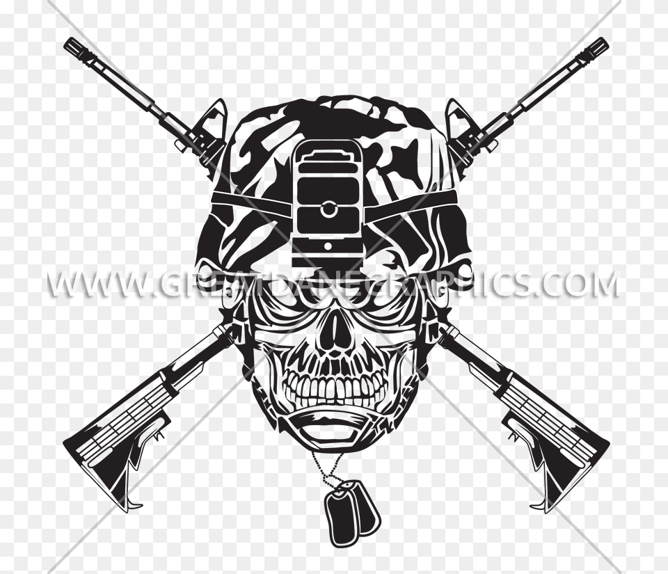 Army Helmet Drawing At Getdrawings Helmet Skull Drawing, Gun, Weapon, People, Person Free Png Download
