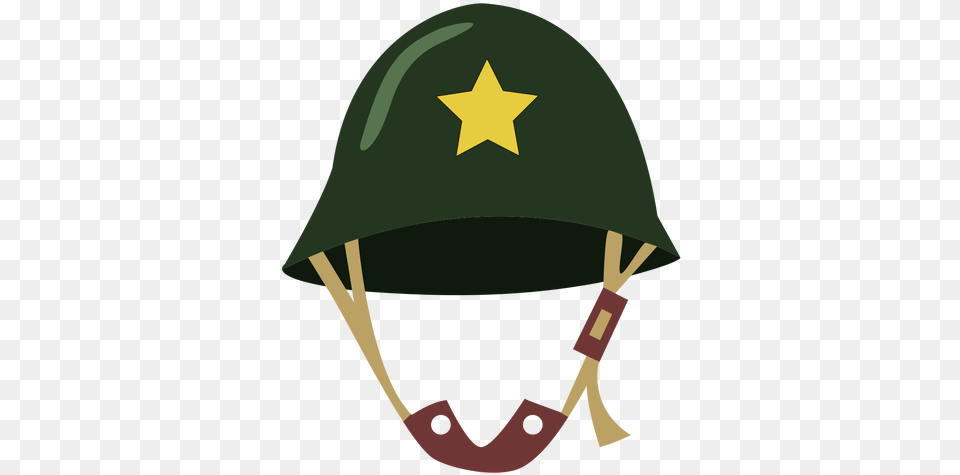 Army Helmet With Star Militar, Clothing, Hardhat, Symbol Png Image