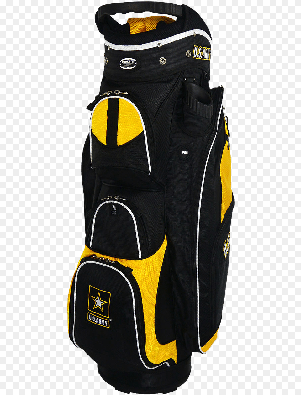 Army Military Cart Bag By Hotz Golf Golf Bag, Clothing, Coat, Jacket, Backpack Png