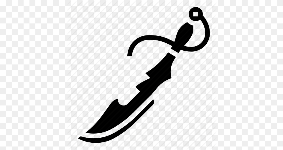 Army Military Pirate Sword War Weapon Icon, Device Free Transparent Png