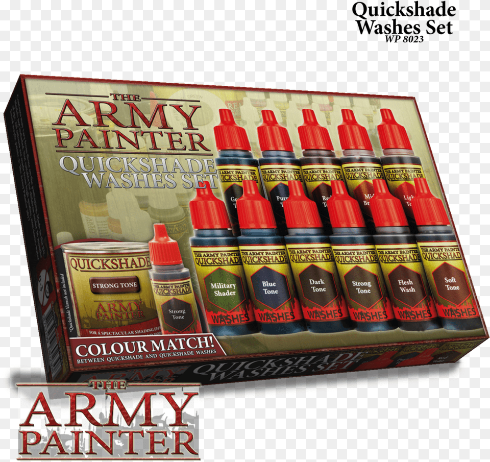 Army Painter Quickshades Washes Set Army Painter Quickshade Washes Set, Tin, Can Png