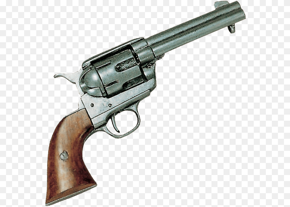 Army Revolver Pewter Colt 45 Peacemaker Firing Replica, Firearm, Gun, Handgun, Weapon Free Png