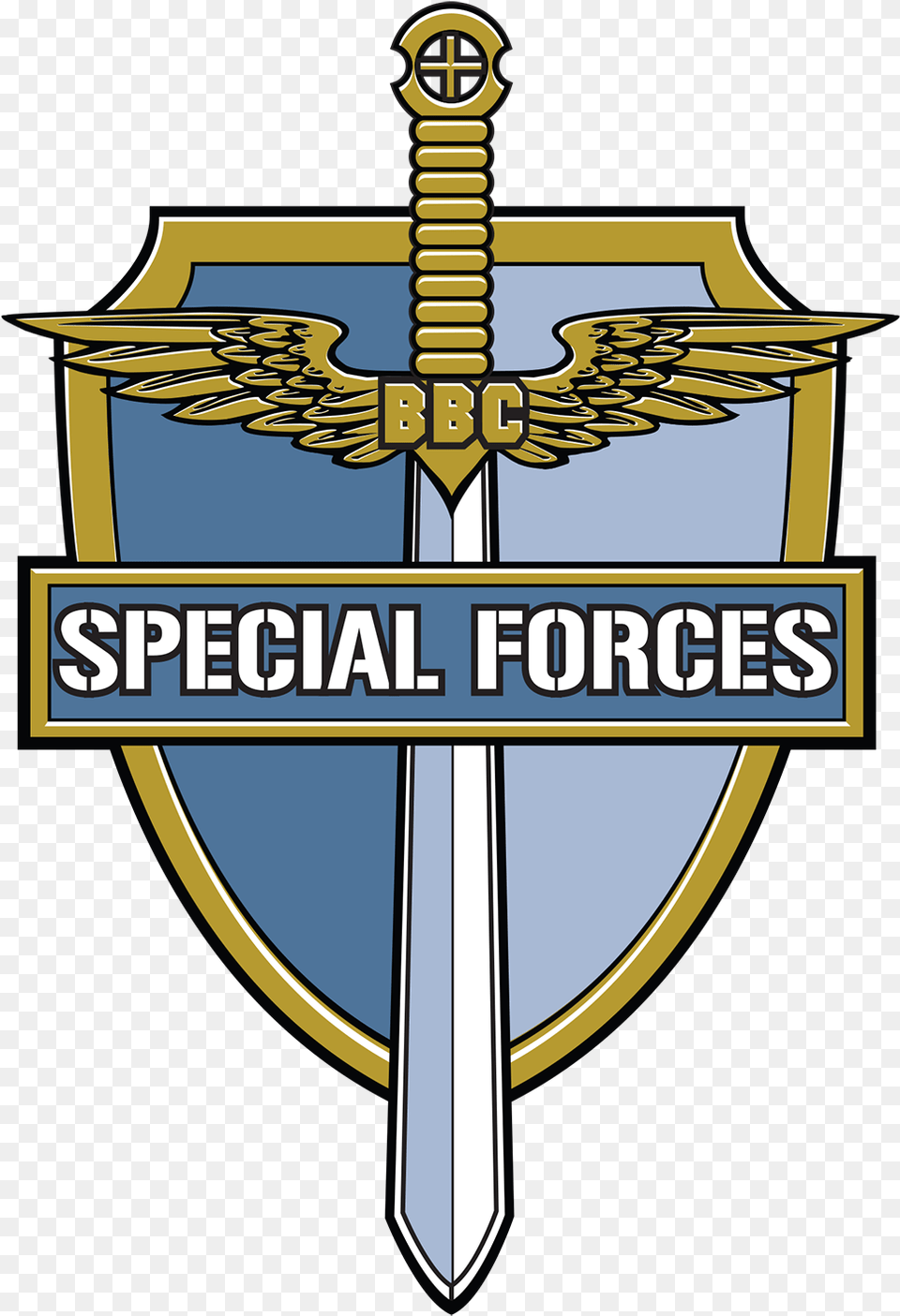 Army Specialforces Sticker Solid, Sword, Weapon, Cross, Symbol Free Transparent Png