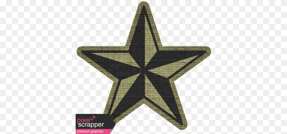 Army Star 01 Graphic Navy Blue Arrow Logo, Star Symbol, Symbol, Cross Png