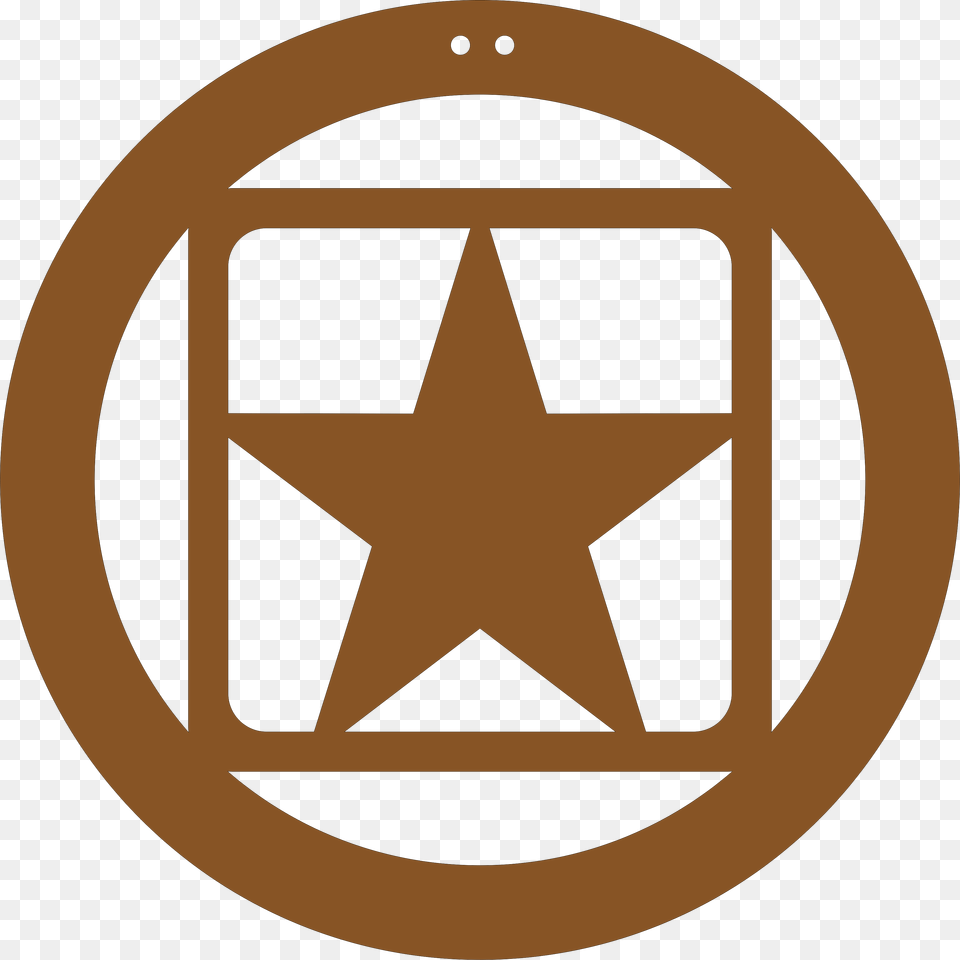 Army Star, Star Symbol, Symbol, Disk, Logo Png Image
