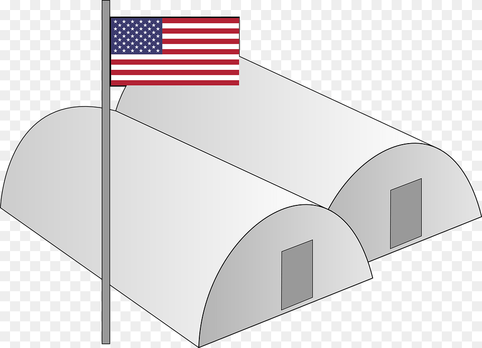 Army Usa Barracks Base Military Simple, American Flag, Flag, Architecture, Building Free Png