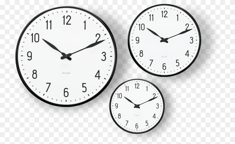 Arne Jacobsen Aj Station Wall Clock 29 Cm, Analog Clock, Wall Clock Png Image