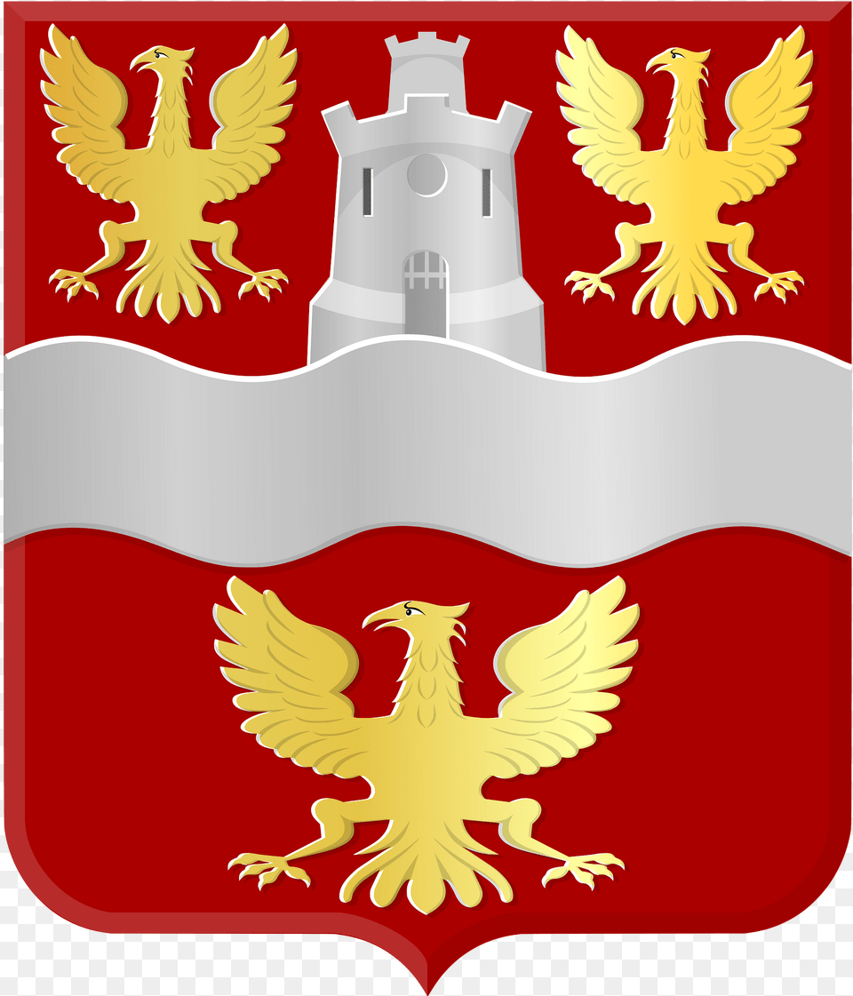 Arnemuiden Heerlijkheidswapen Clipart, Emblem, Symbol, Animal, Bird Free Transparent Png