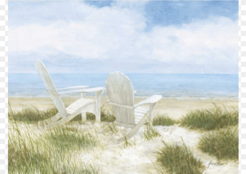 Arnie Fisk Beach Chairs Canvas, Nature, Scenery, Outdoors, Shoreline Png