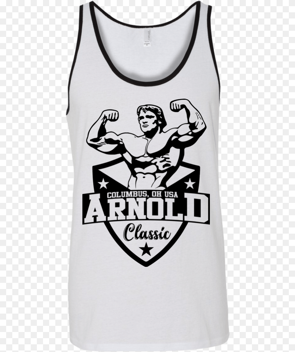 Arnold Classic Bodybuilding Tank Top Classic Arnold Schwarzenegger Singlets, Clothing, Tank Top, Adult, Male Free Png