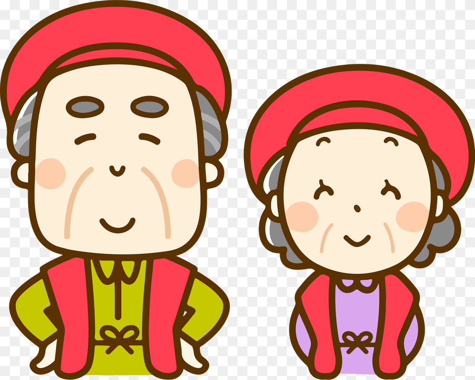 Arnold Old Couple Kanreki Celebrate 60th Birthday Clipart, Sticker, Baby, Person, Face Free Png Download