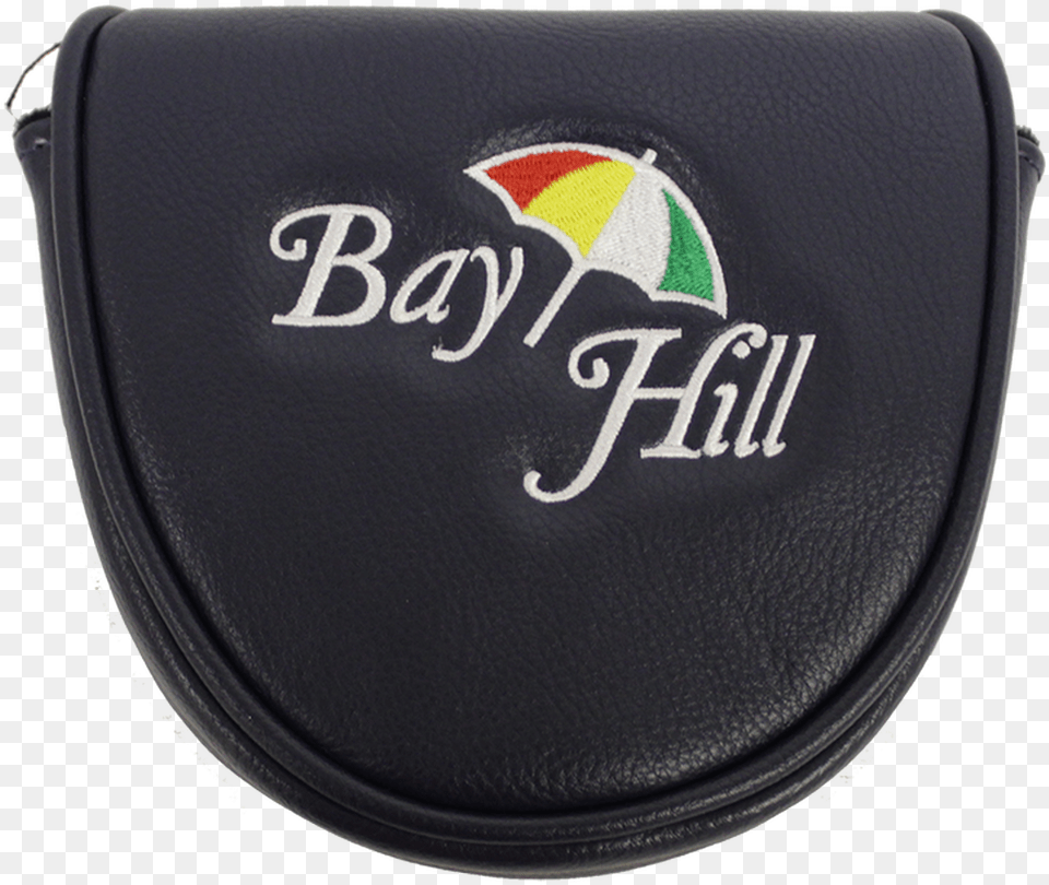 Arnold Palmer Bay Hill Leather Putter Cover Navy Coin Purse, Accessories, Bag, Cushion, Handbag Png Image