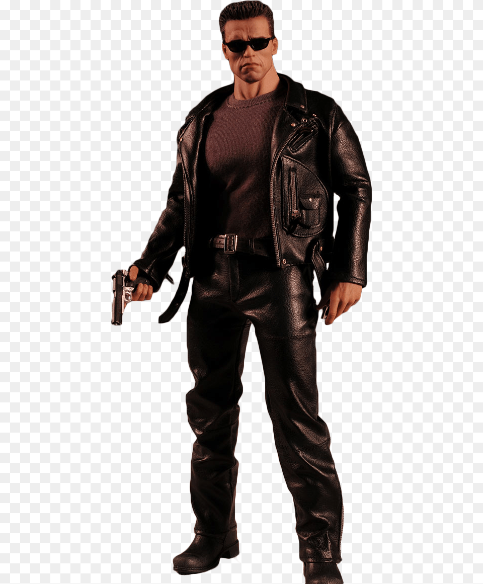 Arnold Schwarzenegger High Quality Image Arnold Schwarzenegger Transparent Gif, Weapon, Jacket, Handgun, Gun Free Png