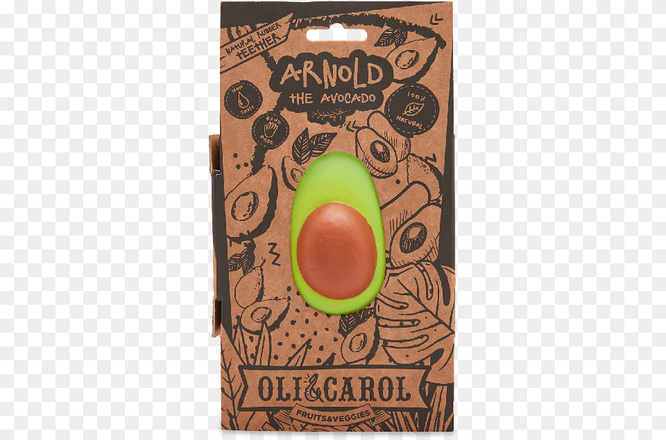 Arnold The Avocado Teether Avocado Oli And Carol, Food, Fruit, Plant, Produce Free Transparent Png