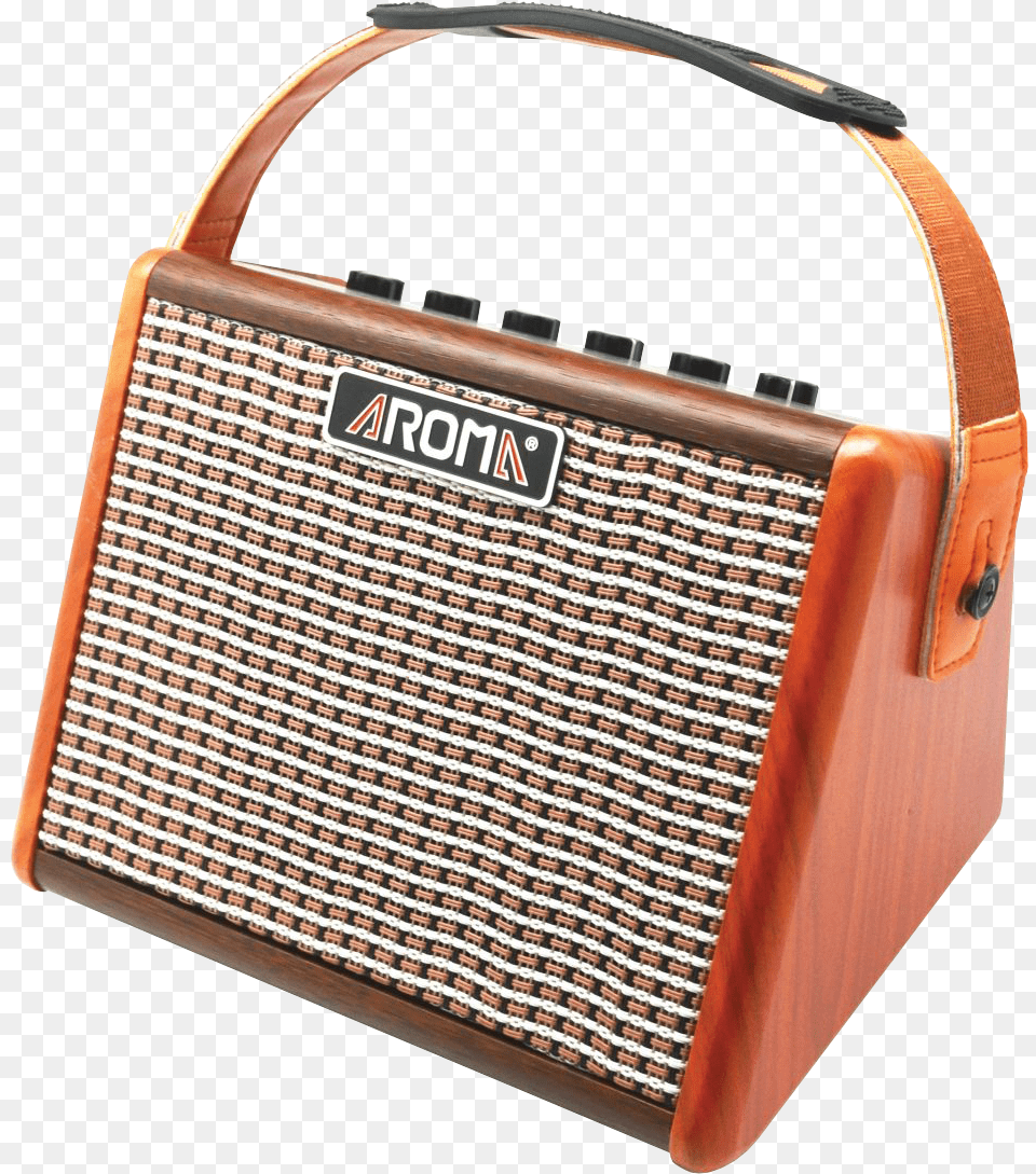Aroma Ag 15a Guitar Amplifier Amp 15w Portable Acoustic, Electronics, Radio, Accessories, Bag Free Png Download