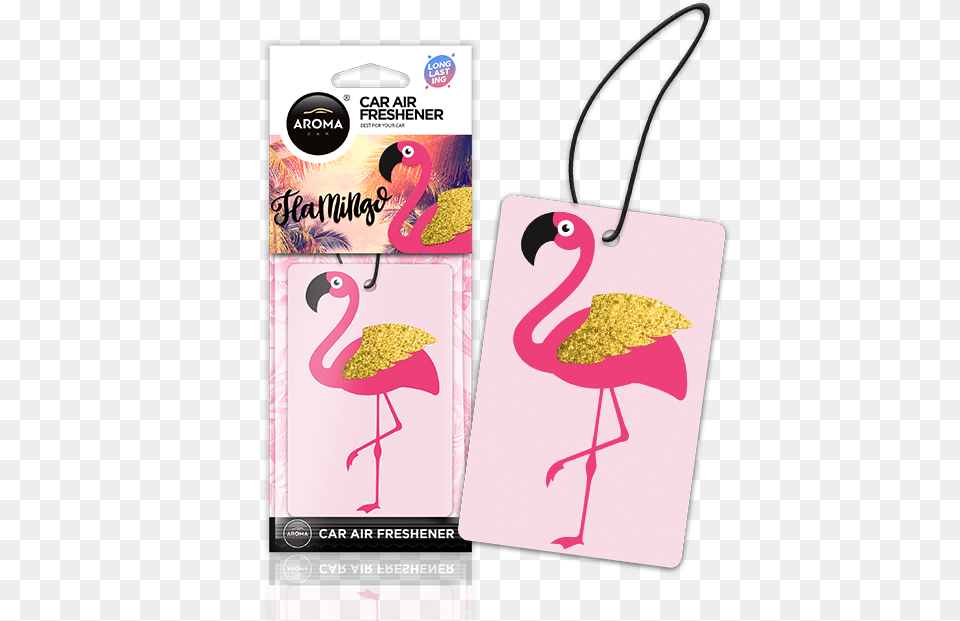 Aroma Car Aroma Flamingo Car Air Freshner, Animal, Bird Png