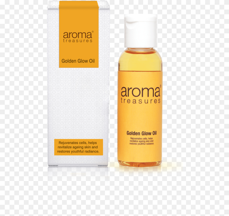 Aroma Treasures Golden Glow Oil Actafarma, Bottle, Cosmetics, Perfume Free Transparent Png