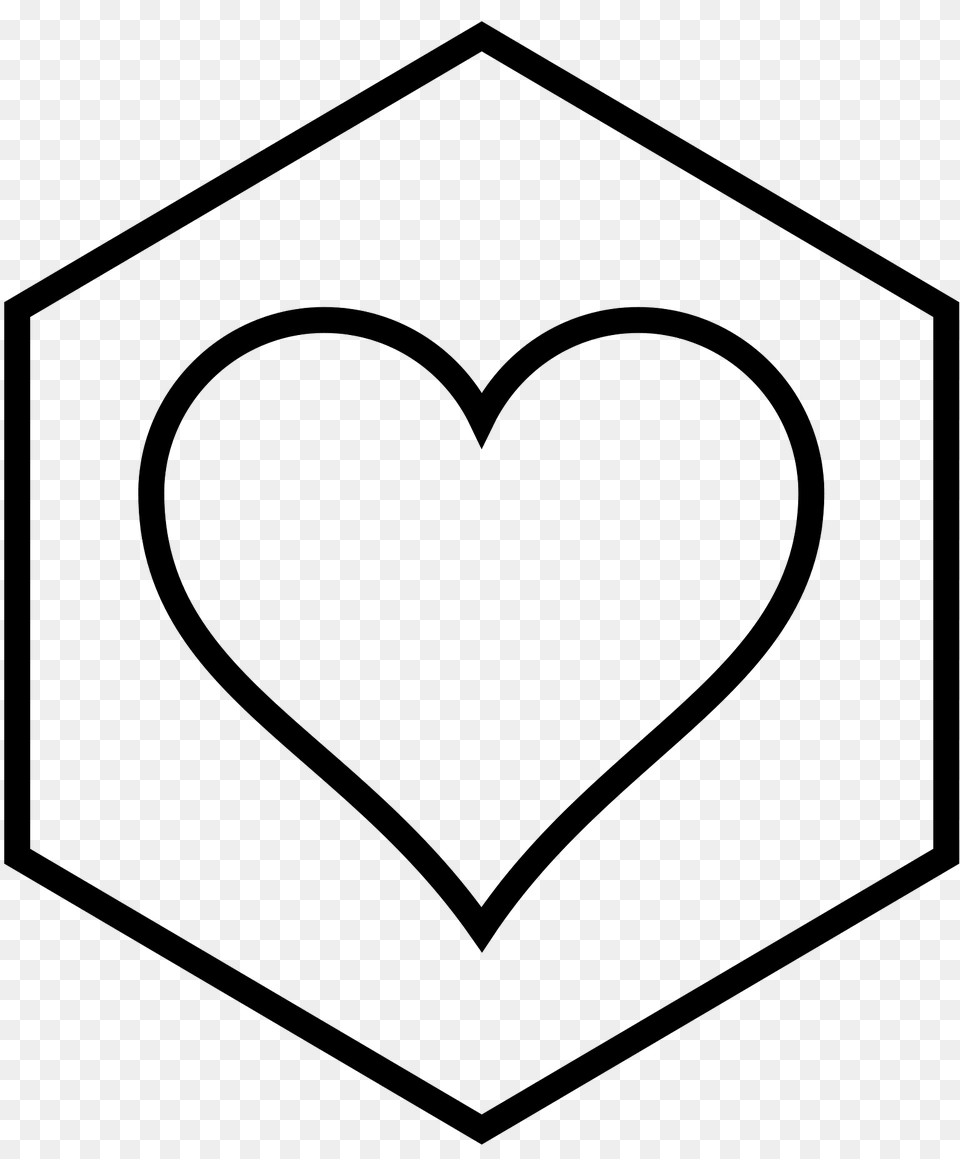 Aromantic Clipart, Heart Free Png