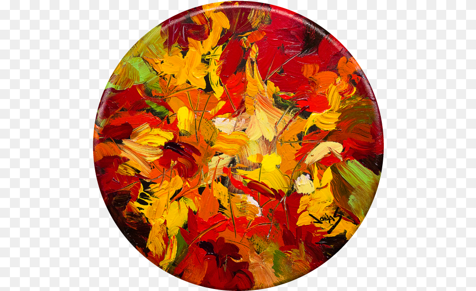 Around Fall 30quot Diam Circle, Art, Leaf, Modern Art, Plant Free Png Download