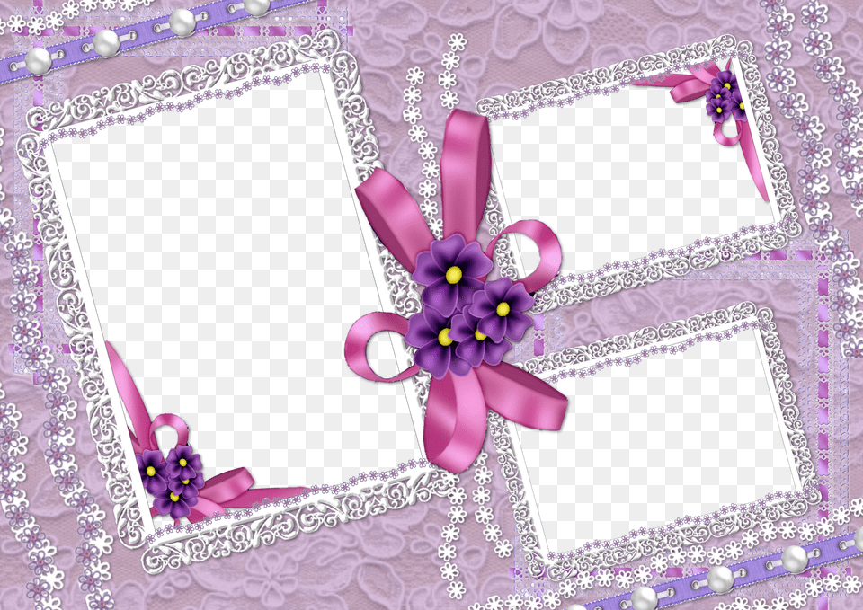 Arquivos Em So Ideais Para Moldura Pois Tem As Floral Design, Purple Png Image