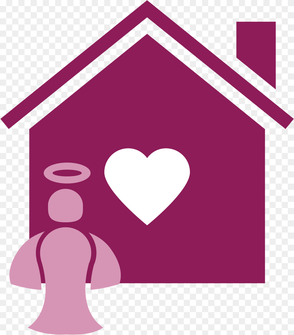Arrange Care Sustainable House Icon, People, Person, Purple Free Transparent Png