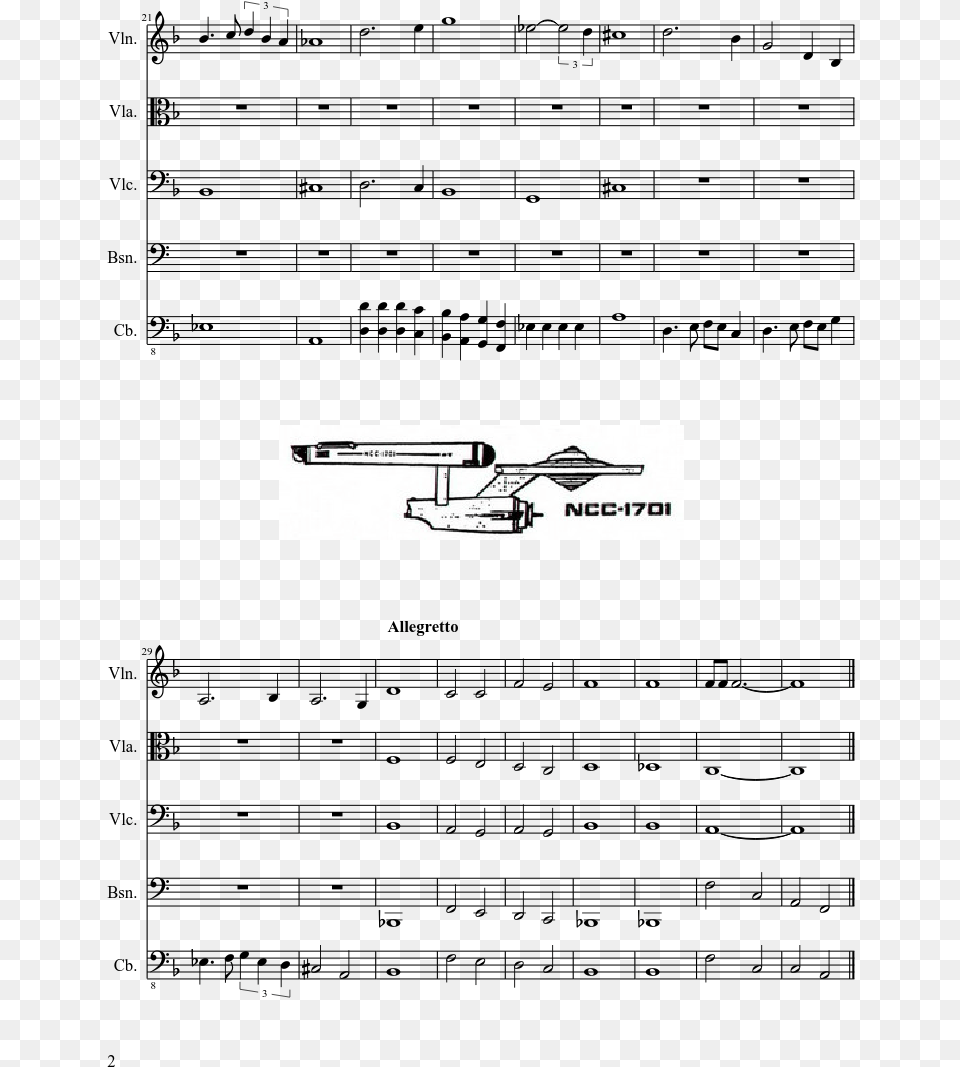 Arrangement Fr Captain Kirk Sheet Music Composed By Sheet Music, Aircraft, Transportation, Vehicle, Airplane Free Transparent Png