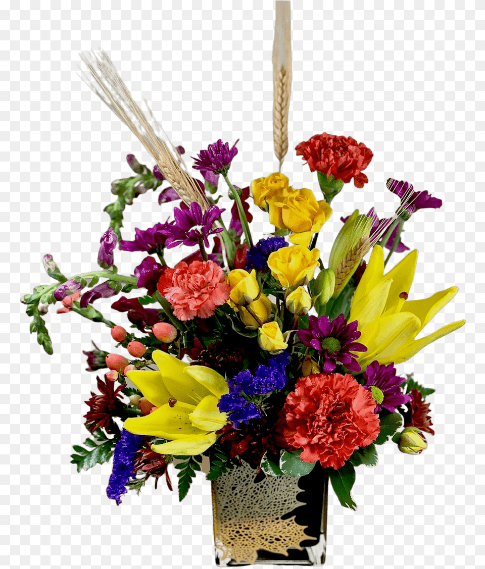 Arrangement Of Yellow Lilies Burgundy Snapdragons Flowers Tribute, Plant, Flower, Flower Arrangement, Flower Bouquet Png