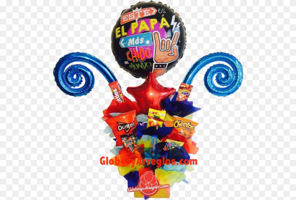 Arreglo Globos Da Del Padre Envo Domicilio Mty, Candy, Food, Sweets, Person Png Image