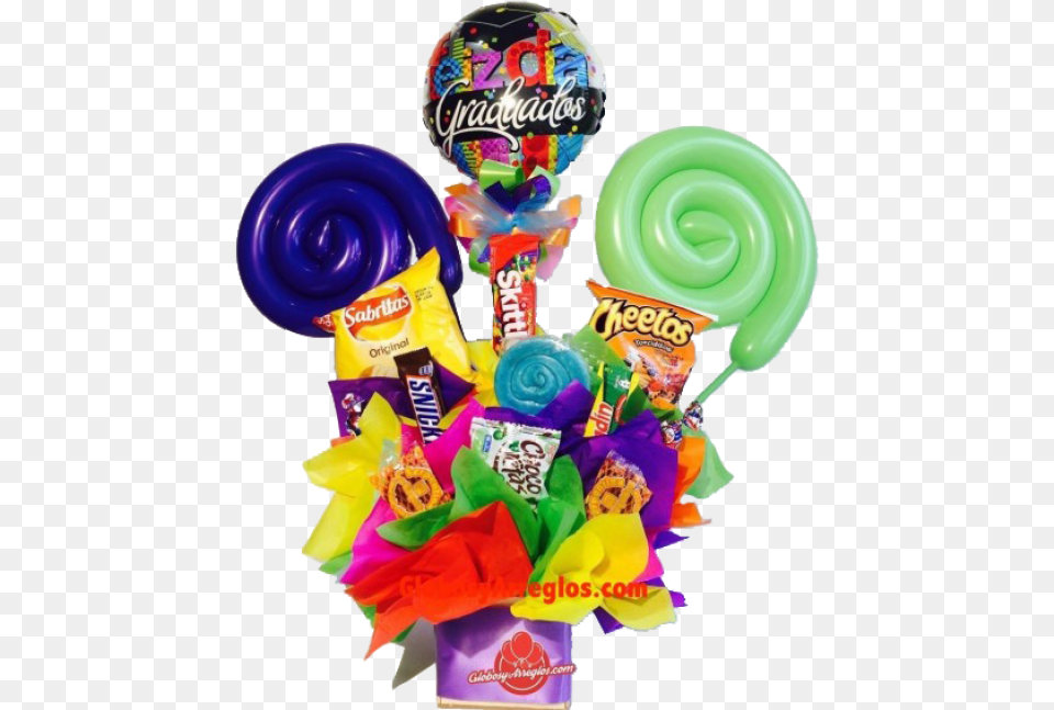 Arreglos De Globos De Graduacion, Candy, Food, Sweets, Lollipop Png Image