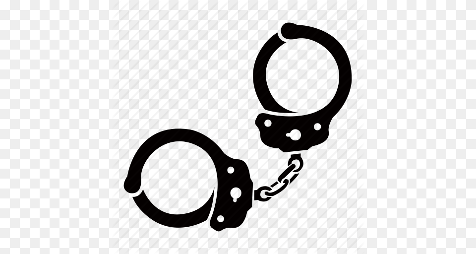 Arrest Crime Criminal Cuffs Hand Handcuffs Restraints Icon, Accessories, Goggles Free Png