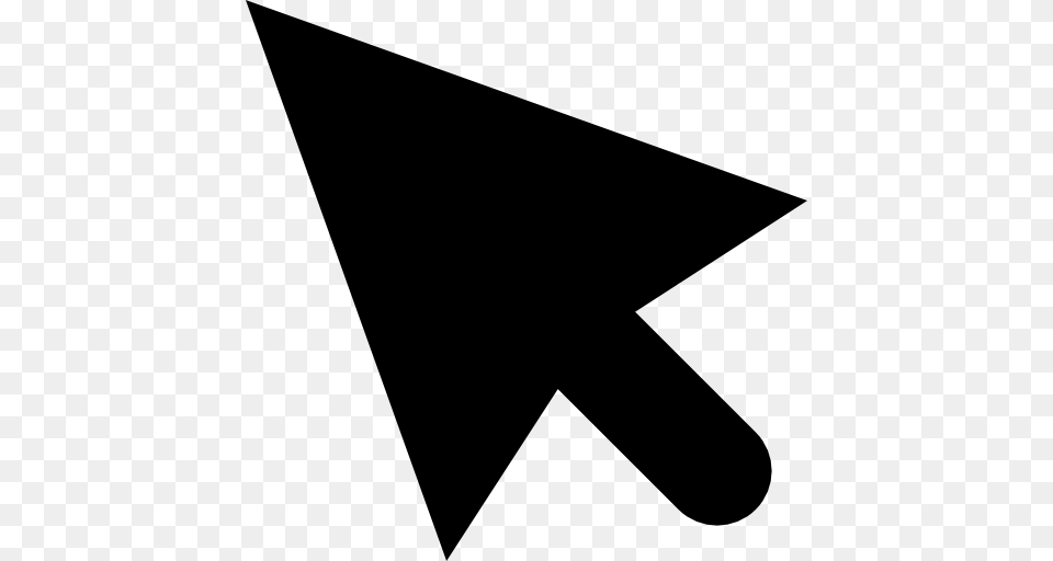 Arrow, Silhouette, Triangle Png