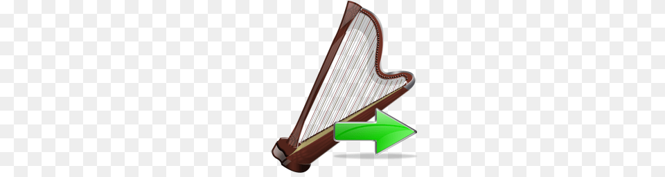 Arrow, Musical Instrument, Harp Free Png Download