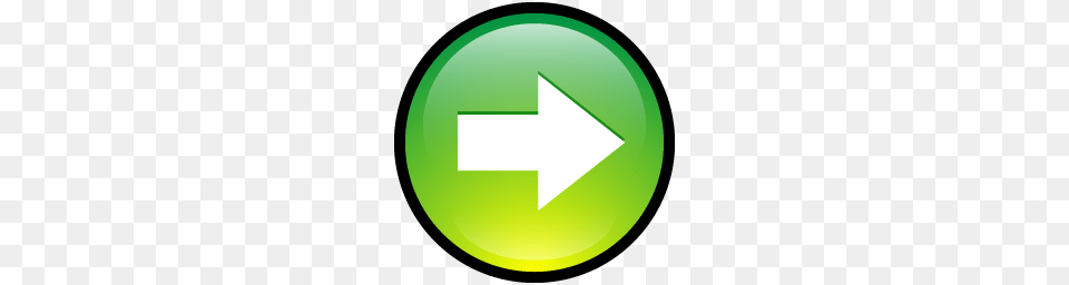 Arrow, Green, Sphere, Disk, Symbol Png