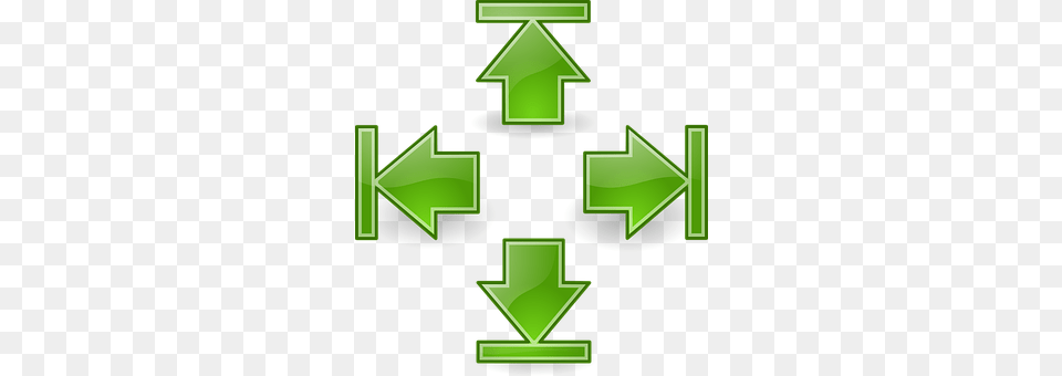 Arrow, Green, Recycling Symbol, Symbol, Cross Free Transparent Png
