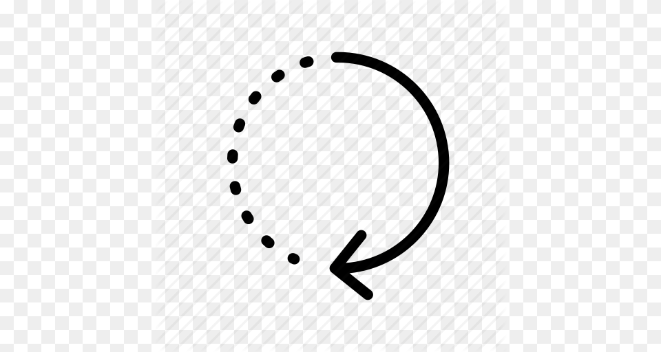 Arrow Arrows Circle Dash Line Refresh Icon Free Transparent Png