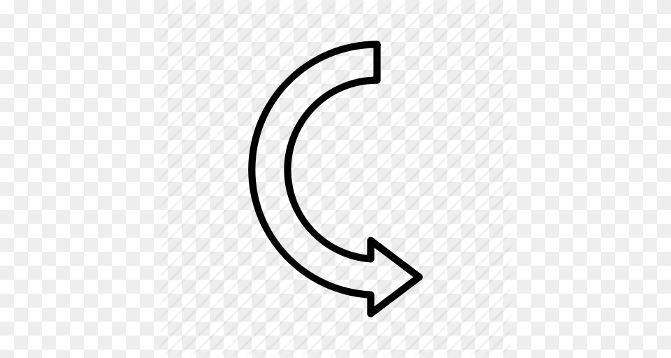 Arrow Arrows Curved Arrow Direction Move Point Refresh Icon, Horseshoe Png Image
