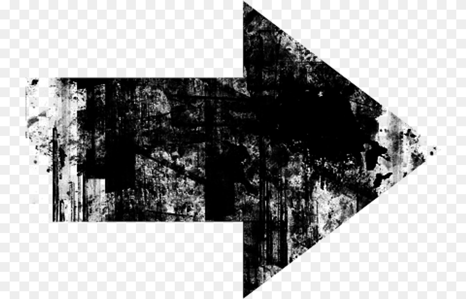 Arrow Arrows Grunge Grungeeffect Black Effects Effect Grunge Arrow, Gray Png