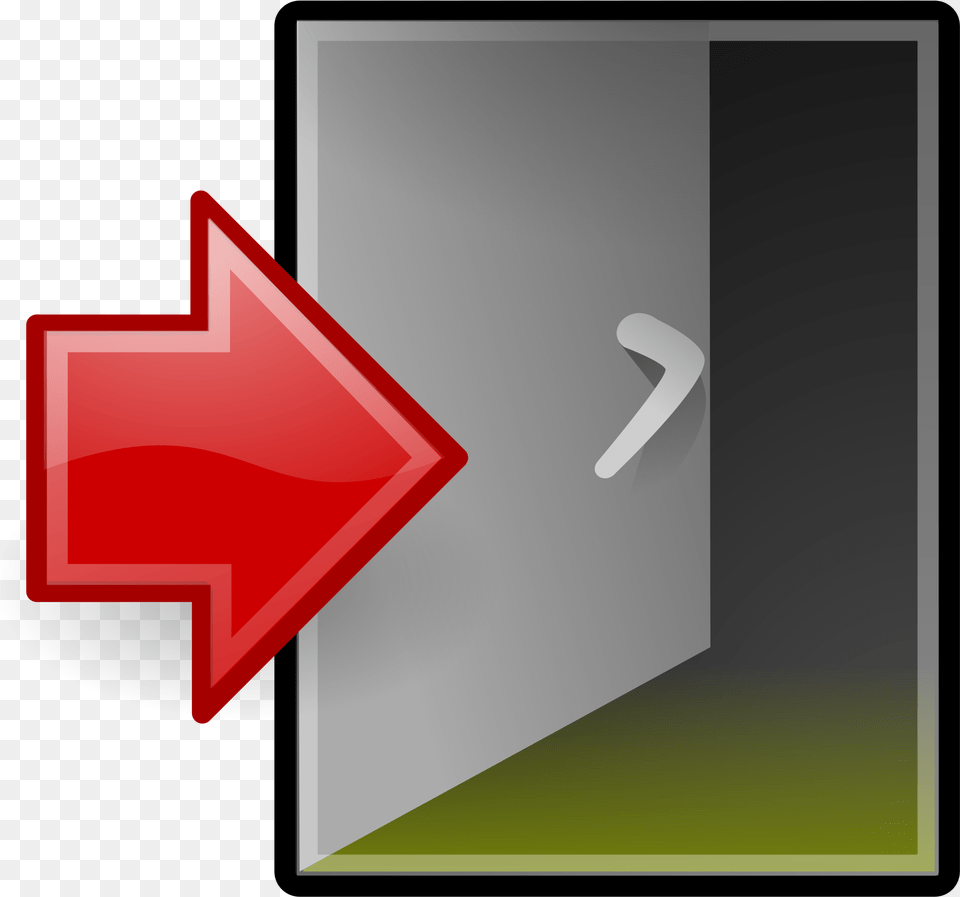 Arrow As One Of The Great Gimp Brushes Logout Icon, Symbol Png