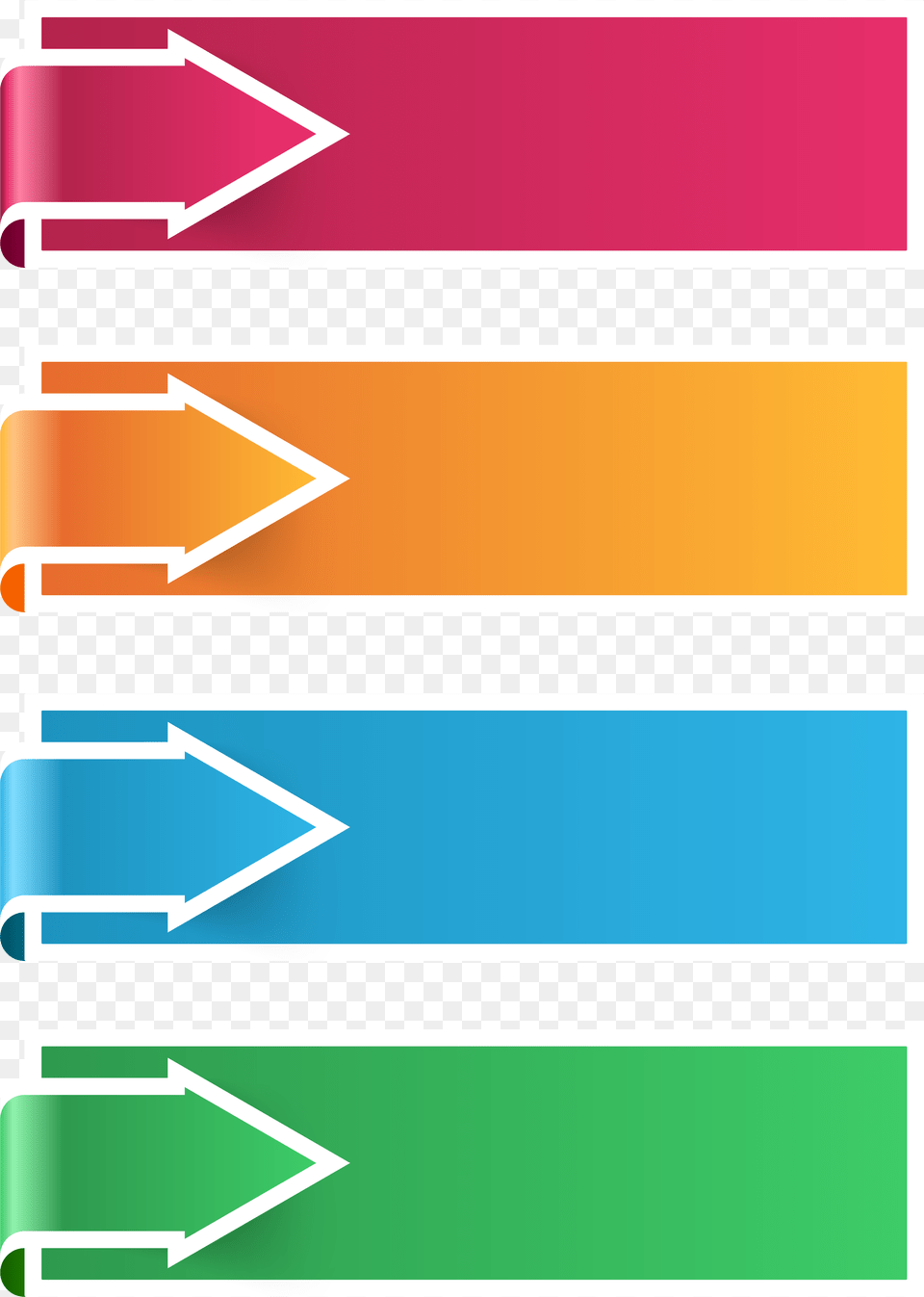 Arrow Banner Set Png