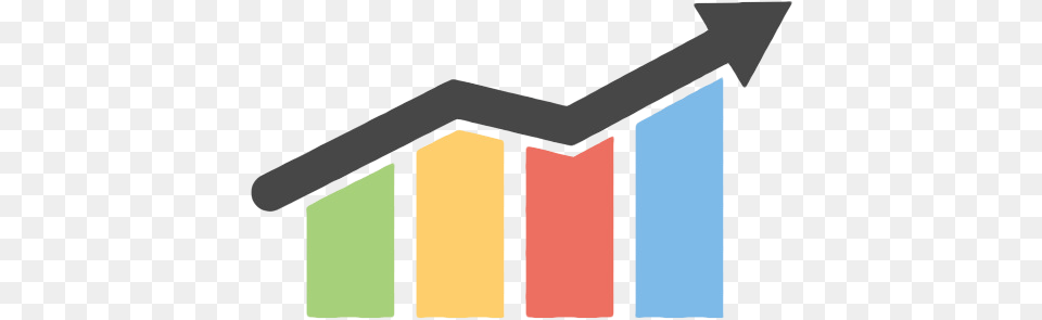 Arrow Bar Graph Growth Icon Graph Icon, Architecture, Building, Countryside, Hut Free Transparent Png