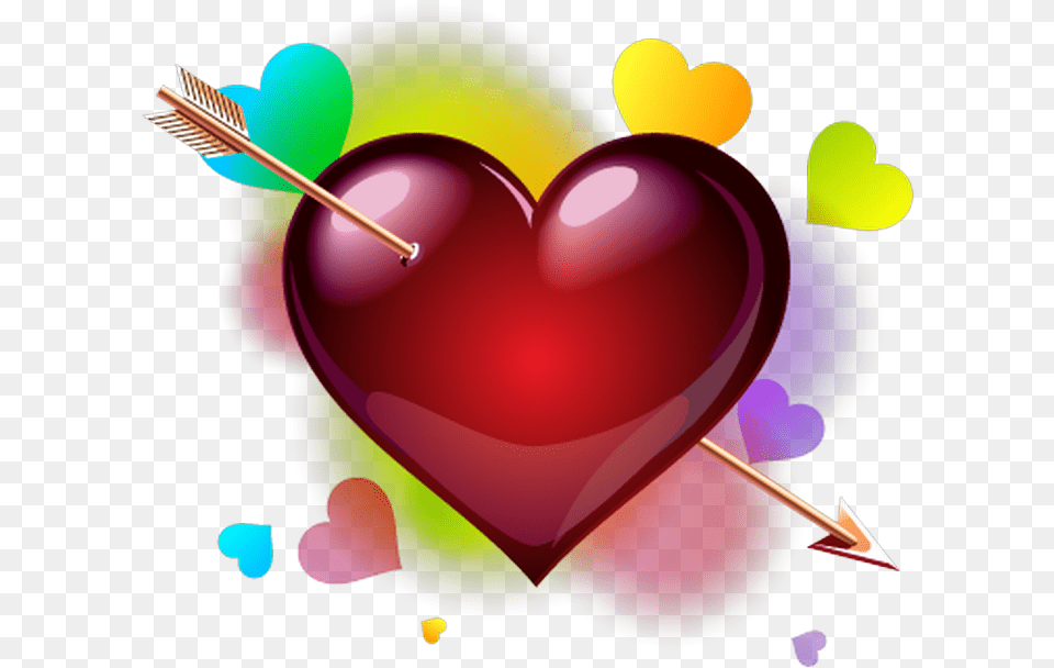 Arrow Black Heart Emoji Pictures And Ideas On Meta Coeur Fleche, Machine, Screw Png Image