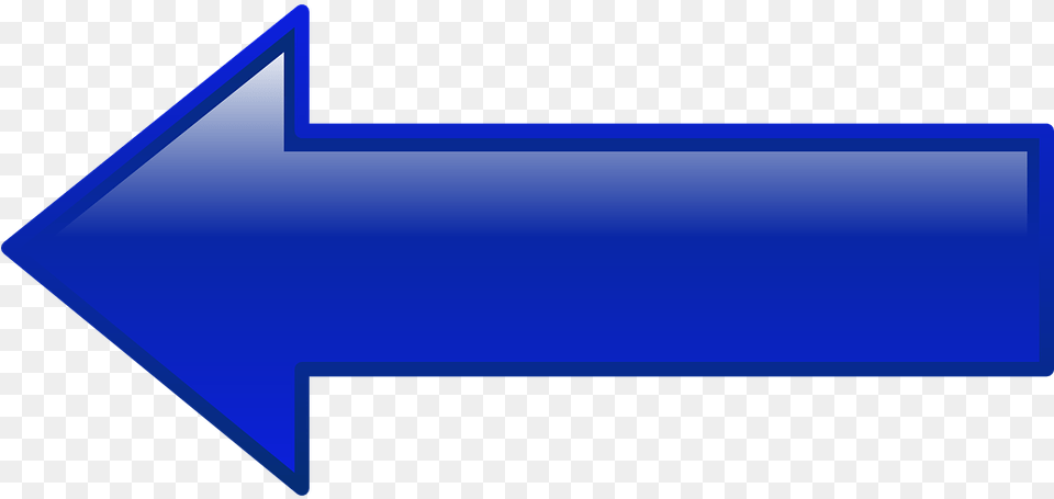 Arrow Blue 5 Arrow Pointing Left, Weapon Free Png Download
