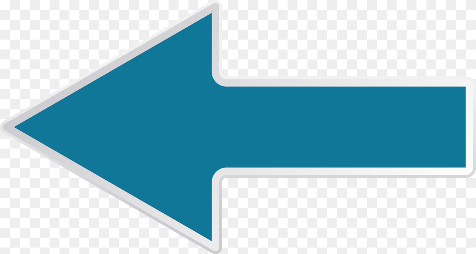 Arrow Blue Blue Left Arrow Transparent, Arrowhead, Weapon, Symbol, Sign Png Image