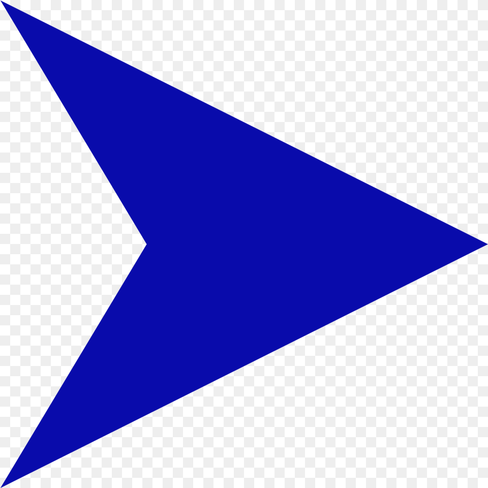 Arrow Blue Right 001 Blue Arrow Right Icon, Triangle Free Transparent Png