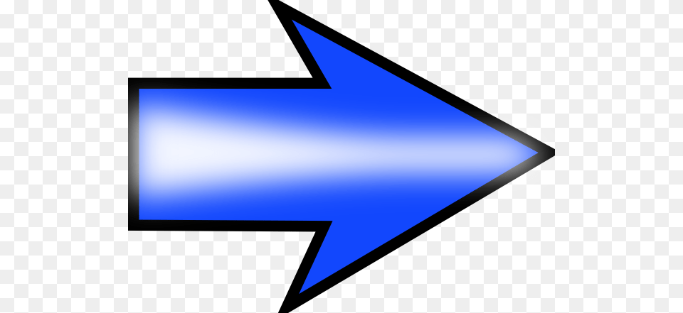 Arrow Blue Right Clip Art, Symbol, Weapon, Blackboard Png Image