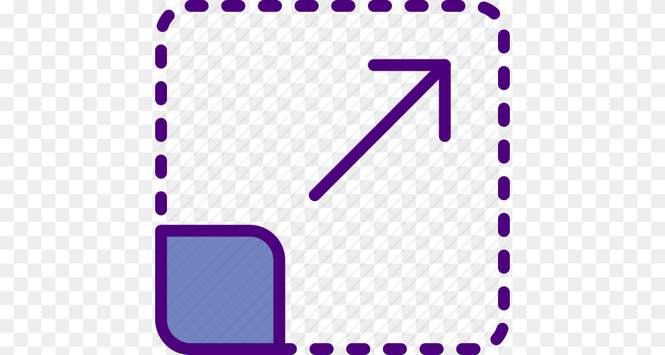 Arrow Bottom Direction Left Location Orientation Icon, Blackboard Png Image