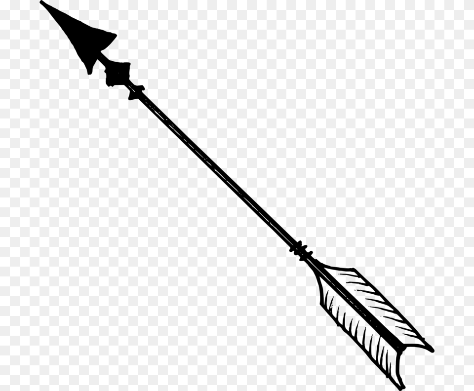 Arrow Bow Bow Arrow, Gray Png Image